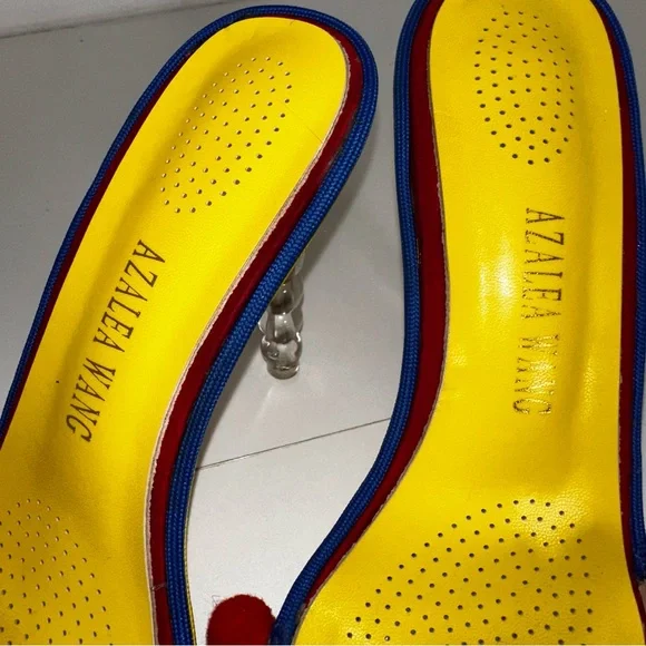 Azalea Wang, 8.5, Colorful Pom-Pom Heels - Picture 9 of 10